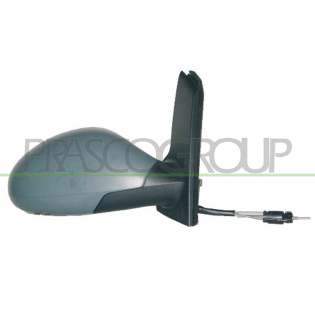 Rétroviseur électrique, rabattable électriquement, à peindre avec apprêt