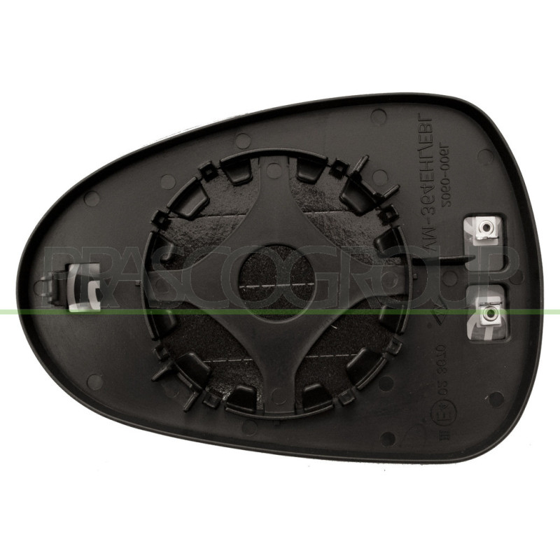 Glace de rétroviseur côté passager