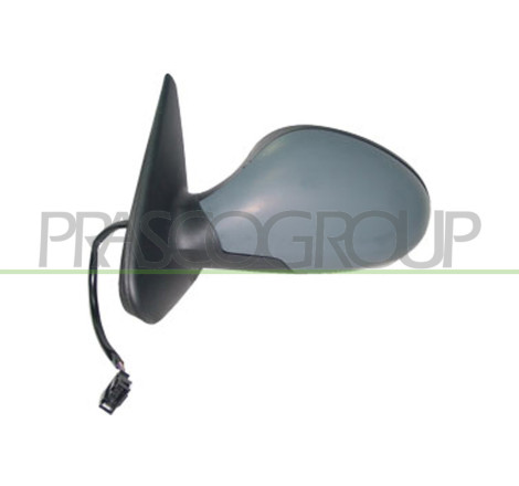 Rétroviseur électrique noir côté chauffeur