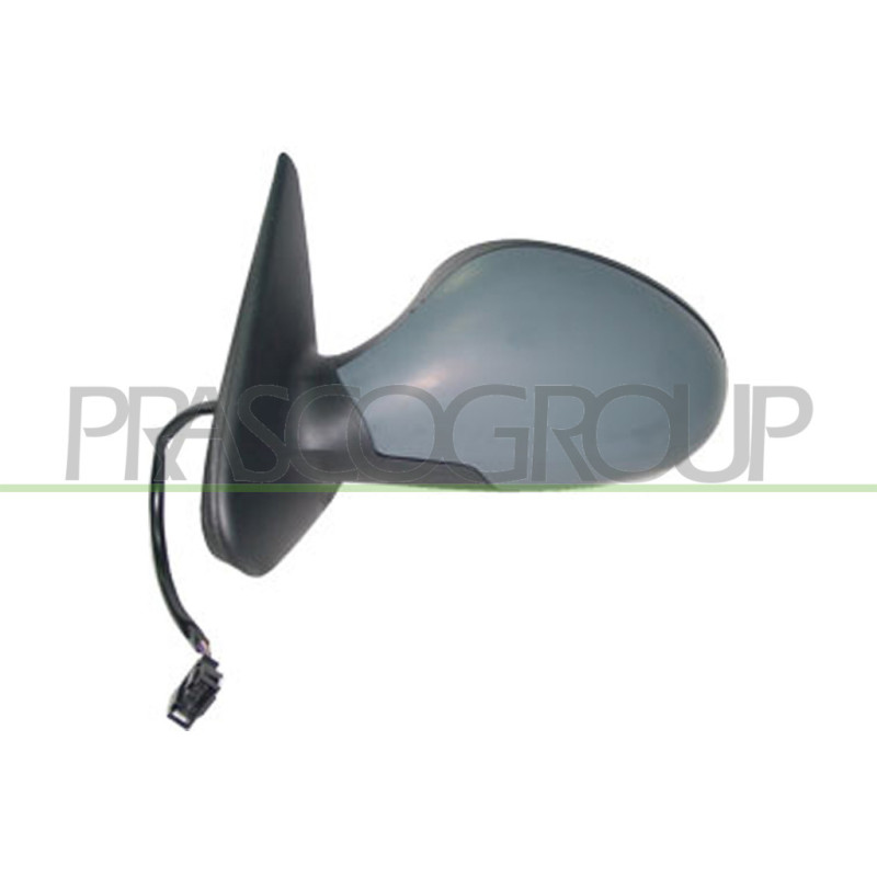 Rétroviseur électrique noir côté chauffeur