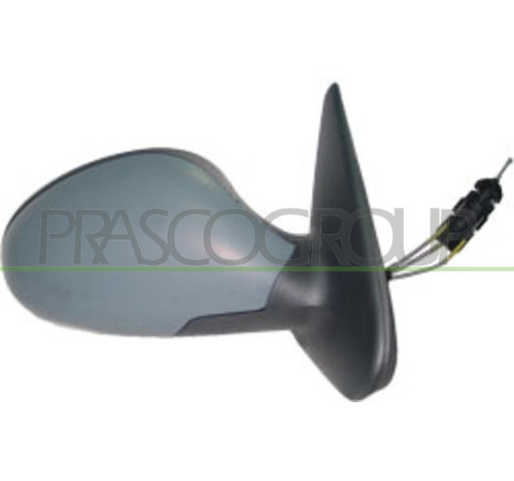 Rétroviseur manuel à peindre avec apprêt côté passager