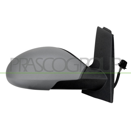 Rétroviseur électrique, rabattable électriquement, à peindre avec apprêt