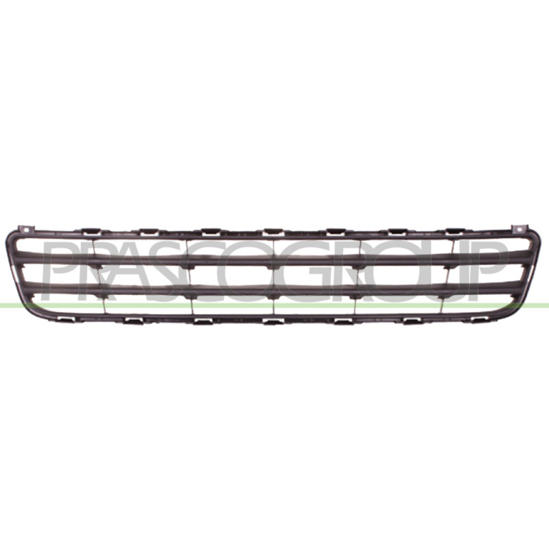 Grille centrale noire de pare-chocs avant