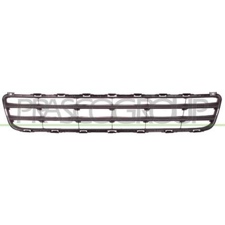 Grille centrale noire de pare-chocs avant