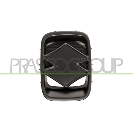 Grille de calandre avec emplacement pour sigle