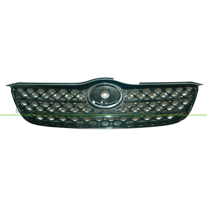 Grille de calandre noir avec moulure chrome