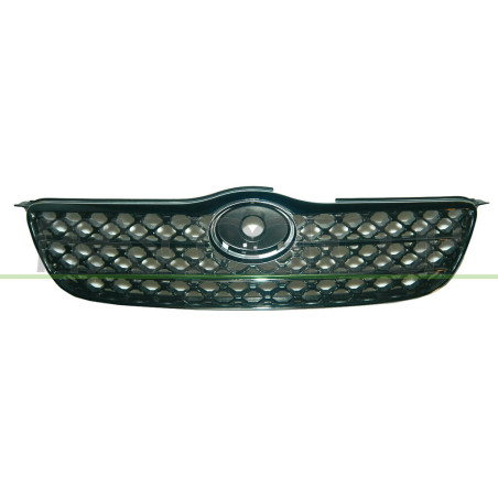 Grille de calandre noir avec moulure chrome