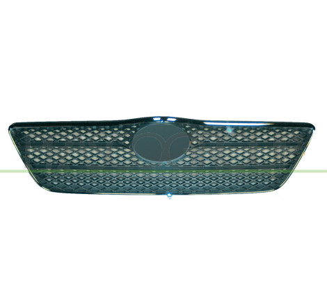 Grille de calandre noir avec moulure chrome