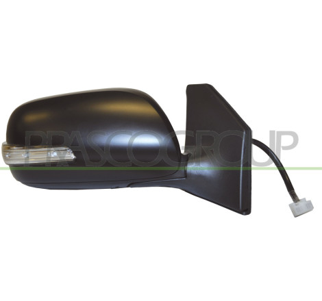 Rétroviseur électrique, rabattable électriquement, à peindre avec apprêt