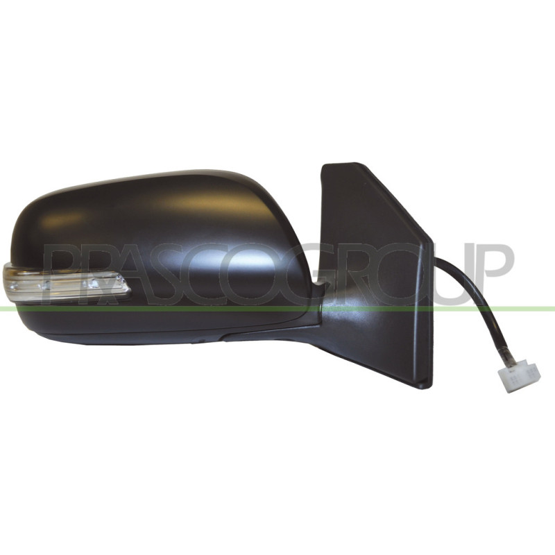 Rétroviseur électrique, rabattable électriquement, à peindre avec apprêt