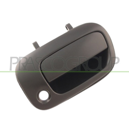 Poignée extérieure avec apprêt d'ouverture de hayon