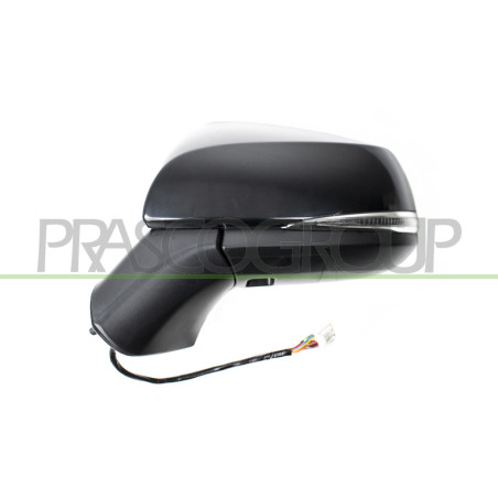 Rétroviseur électrique noir côté chauffeur
