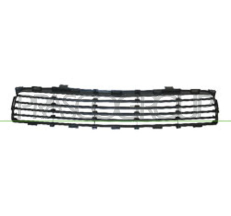 Grille centrale noire de pare-chocs avant