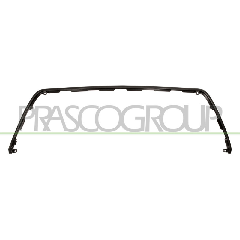 Moulure noir de grille de calandre centrale