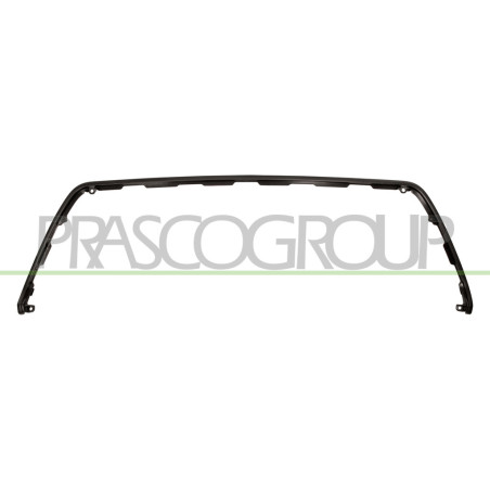 Moulure noir de grille de calandre centrale