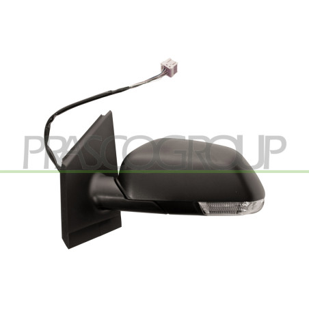 Rétroviseur électrique noir côté chauffeur