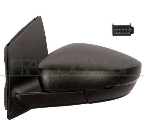 Rétroviseur manuel noir côté chauffeur