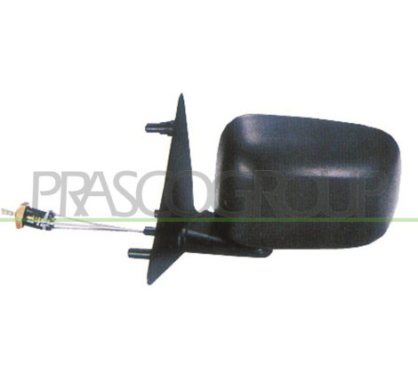 Rétroviseur manuel noir côté chauffeur