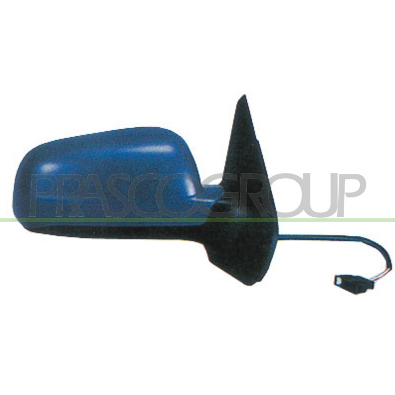 Rétroviseur électrique à peindre avec apprêt côté passager