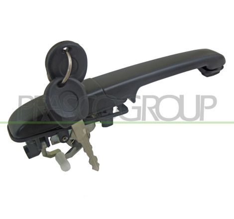 Poignée extérieure noir de porte avant côté passager