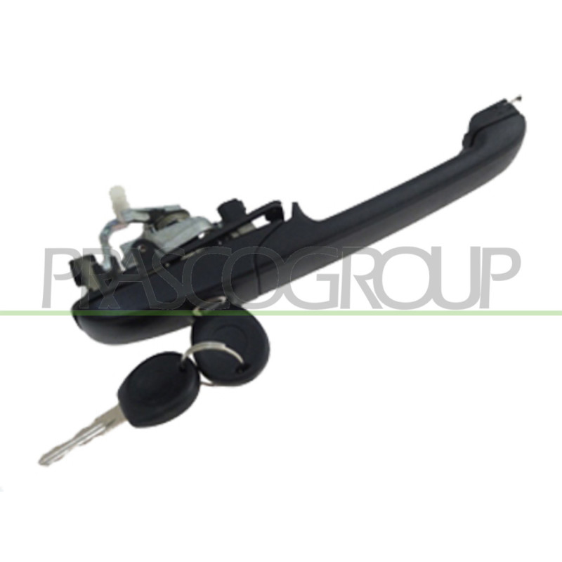 Poignée extérieure noir de porte avant côté chauffeur