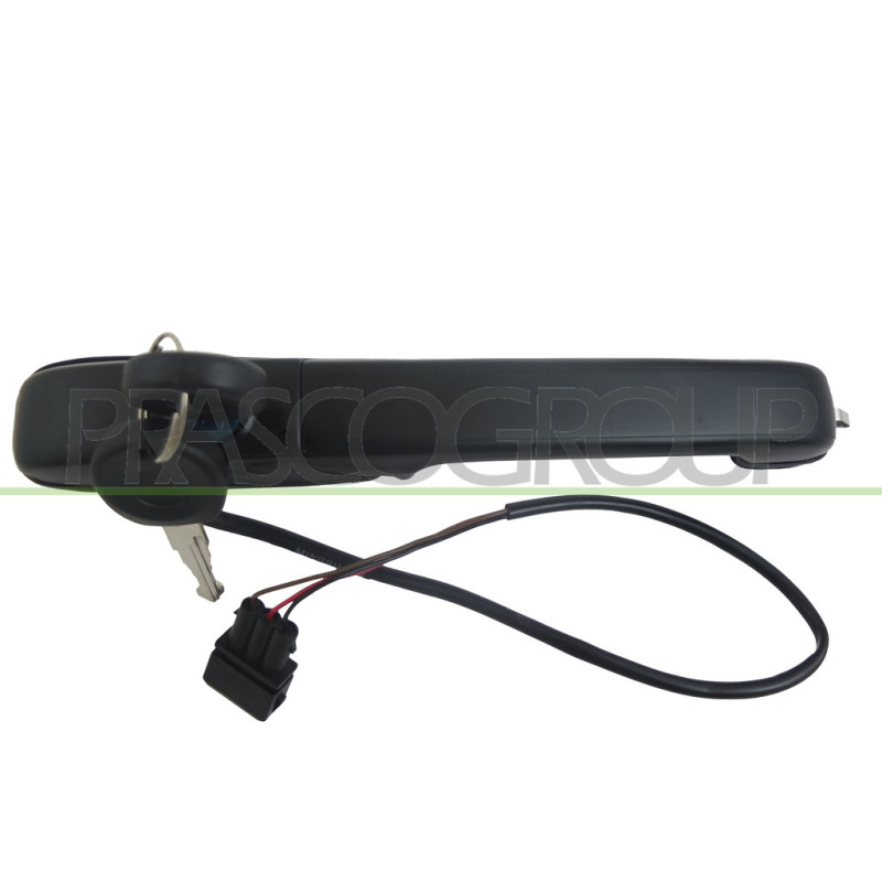 Poignée extérieure noir de porte avant côté passager