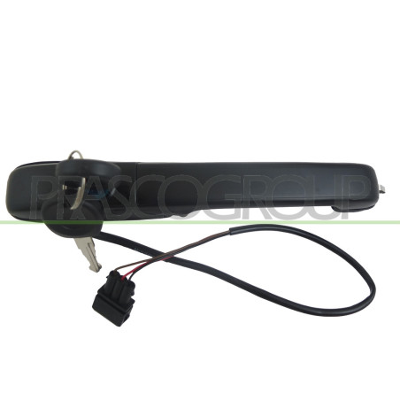 Poignée extérieure noir de porte avant côté passager