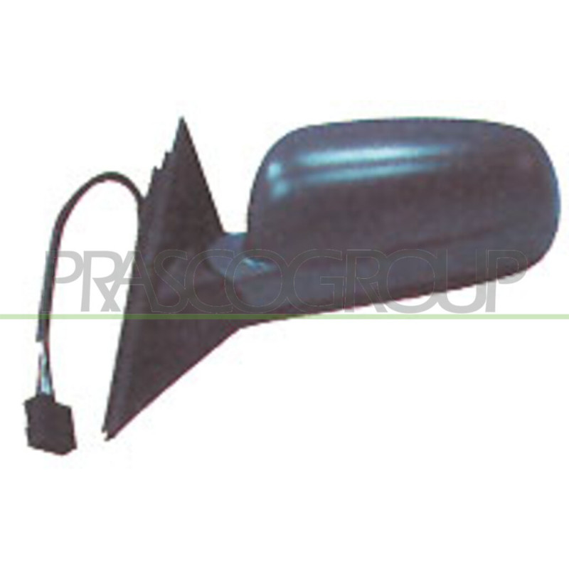 Rétroviseur électrique noir côté chauffeur