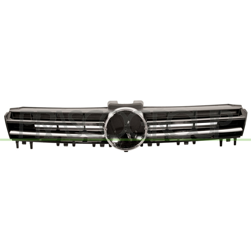 Grille de calandre noir avec chrome