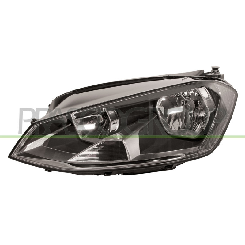 Phare Gauche H7+H15 Electrique Avec Moteur-Noir