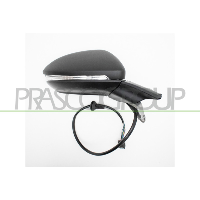 Rétroviseur électrique, rabattable électriquement, noir côté passager