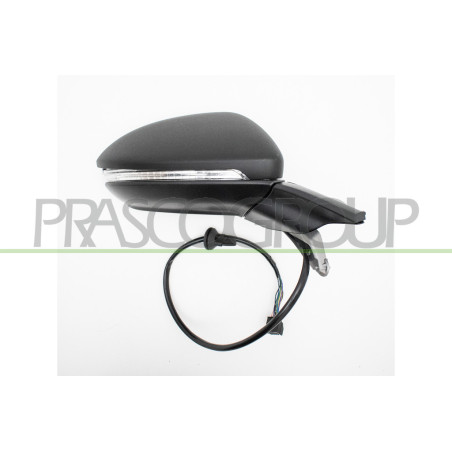 Rétroviseur électrique, rabattable électriquement, noir côté passager
