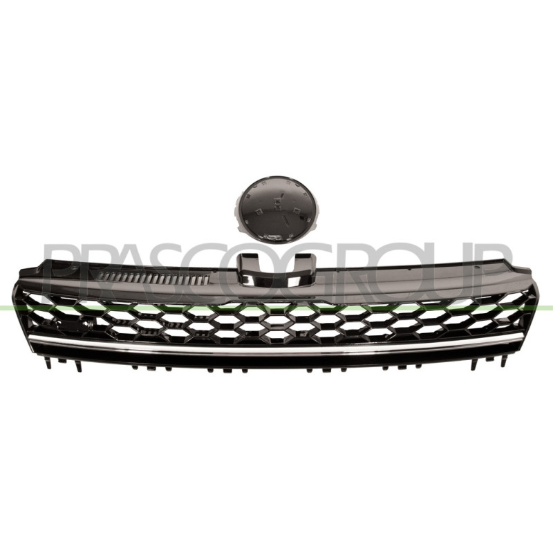 Grille de calandre noir avec chrome