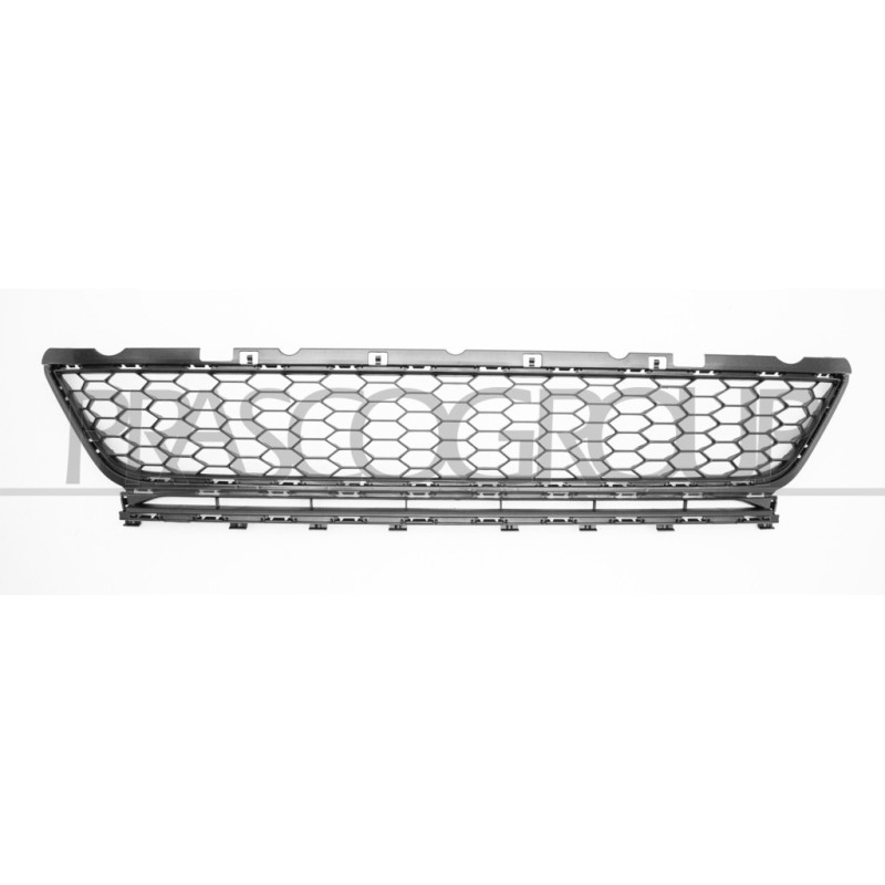 Grille centrale noire pour pare-chocs avant