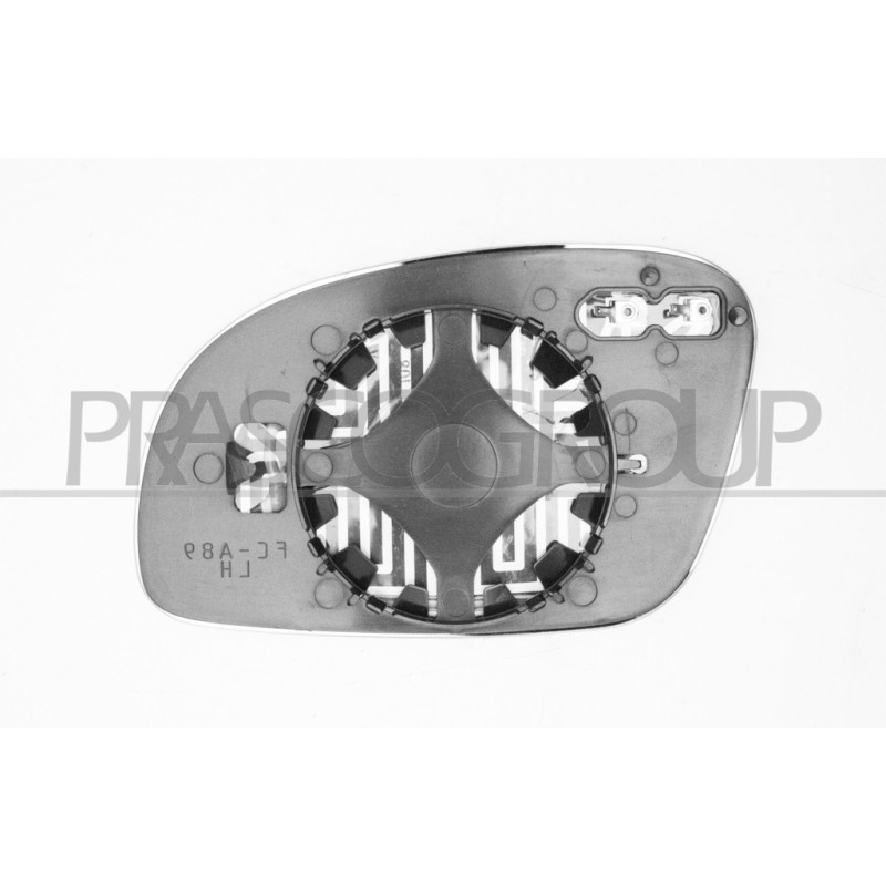 Glace de rétroviseur côté passager