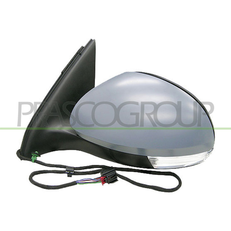 Rétroviseur électrique à peindre avec apprêt côté chauffeur