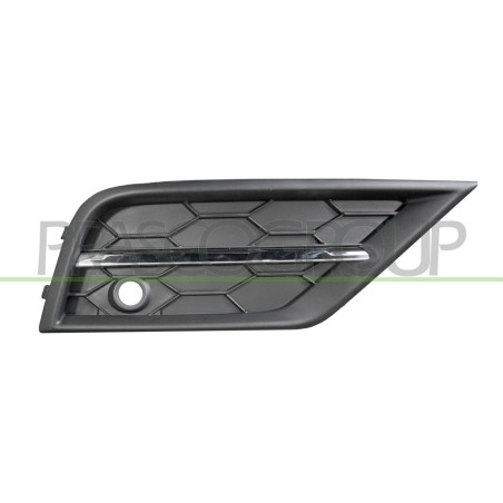 Grille supérieure de pare-chocs avant côté passager