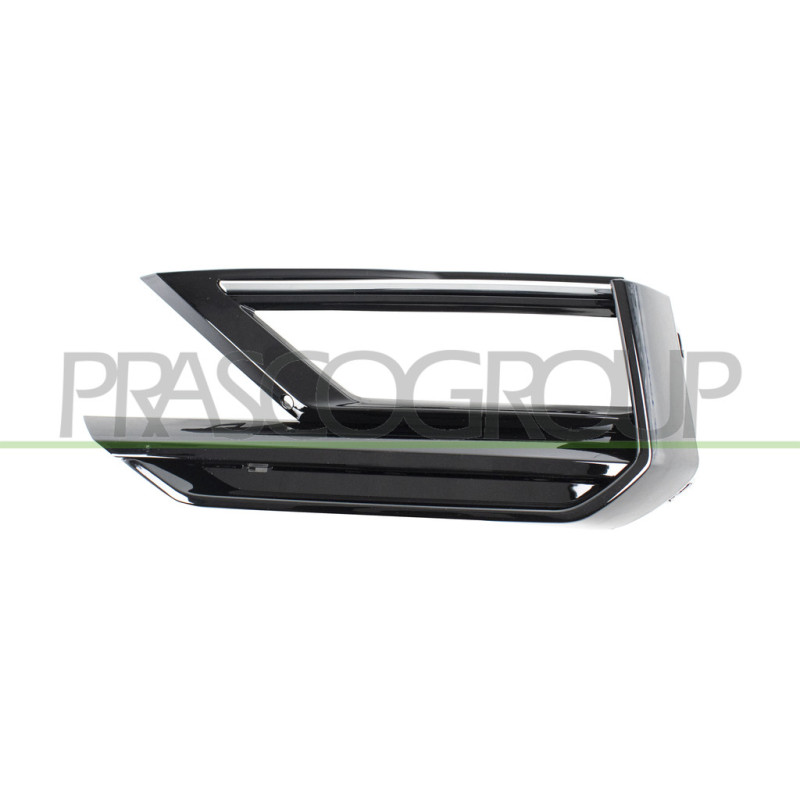 Grille inférieure noir brillant de pare-chocs avant