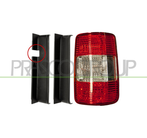 Feu d'aile arrière côté passager