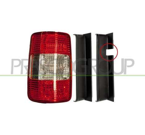 Feu d'aile arrière côté chauffeur