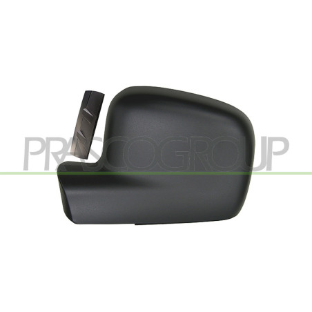 Coque de rétroviseur noir côté chauffeur