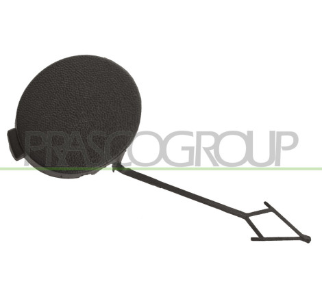 Cache crochet de pare-chocs avant noir