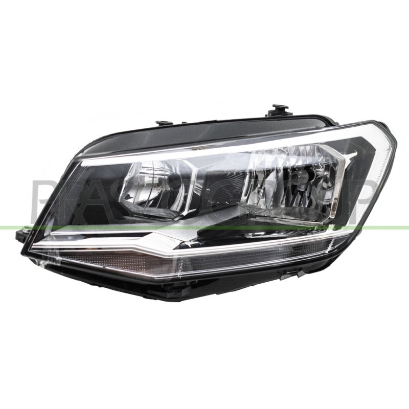 Phare Gauche H7+H21 Electrique Avec Moteur-Noir