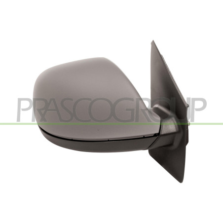 Rétroviseur électrique, rabattable électriquement, à peindre avec apprêt