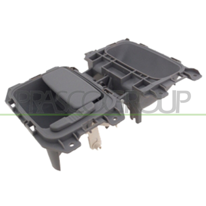 Poignée intérieure grise de porte arrière