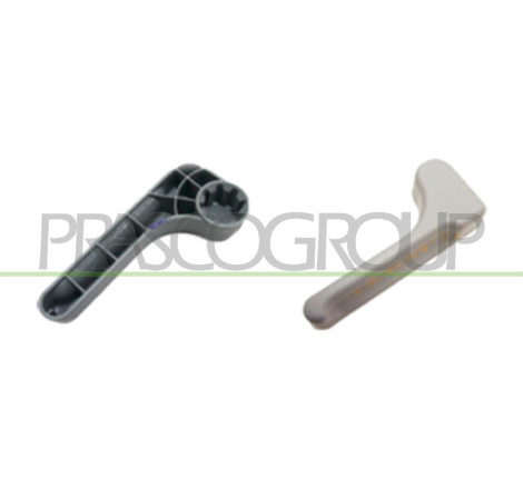 Levier gris de hayon arrière