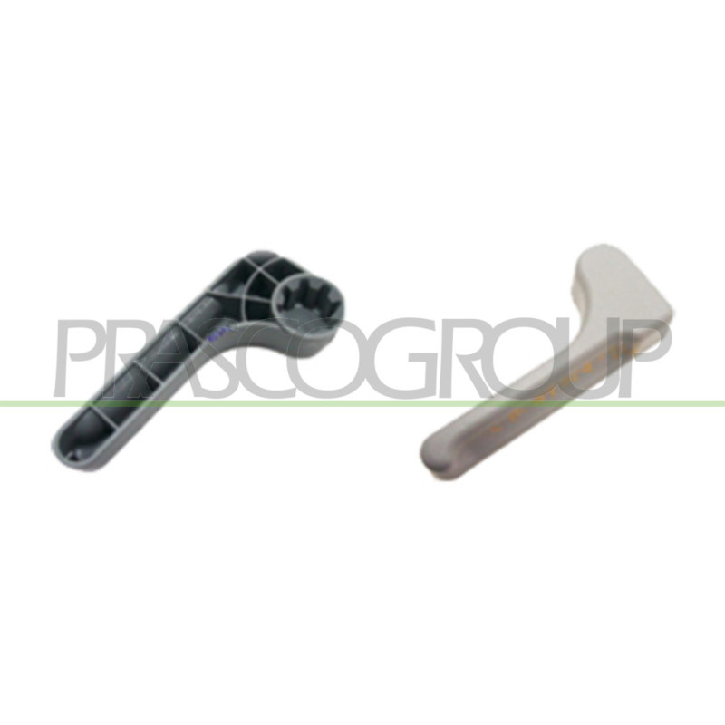 Levier gris de hayon arrière