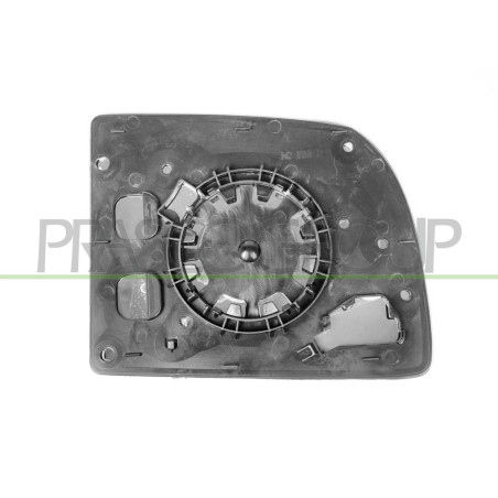 Glace supérieur de rétroviseur côté passager