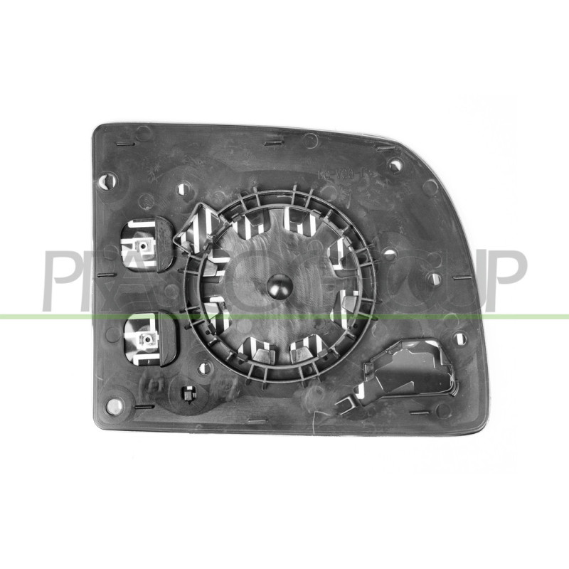 Glace supérieur de rétroviseur côté passager