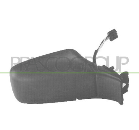 Rétroviseur manuel noir côté passager